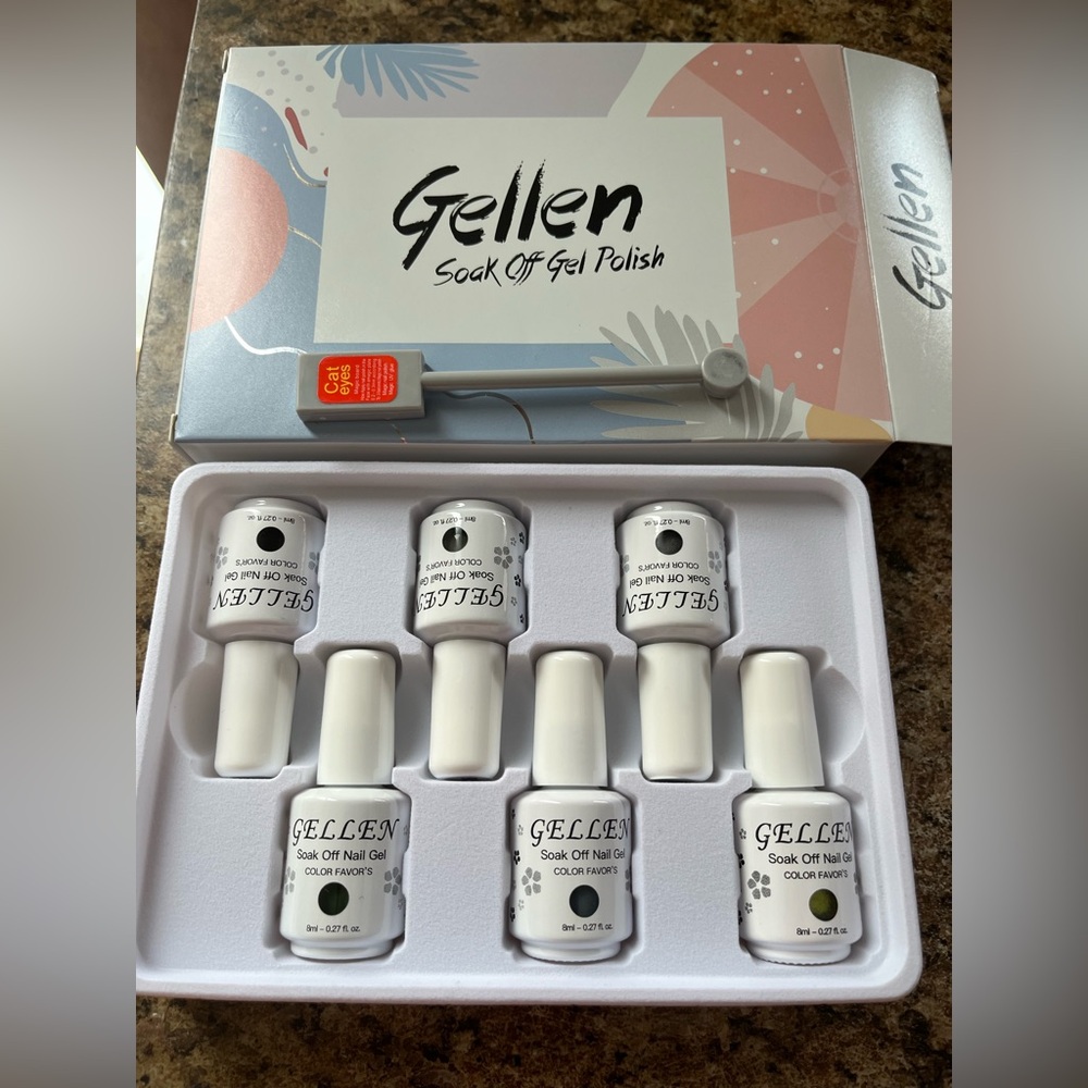 Gellen 6 Piece Soak Off Gel Polish